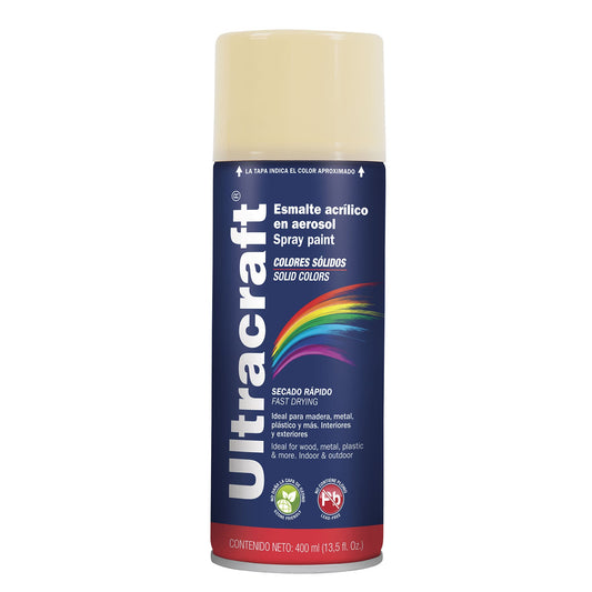 Pintura en aerosol Ultracraft Cod 40025 PA-MA-U marfil Ultra