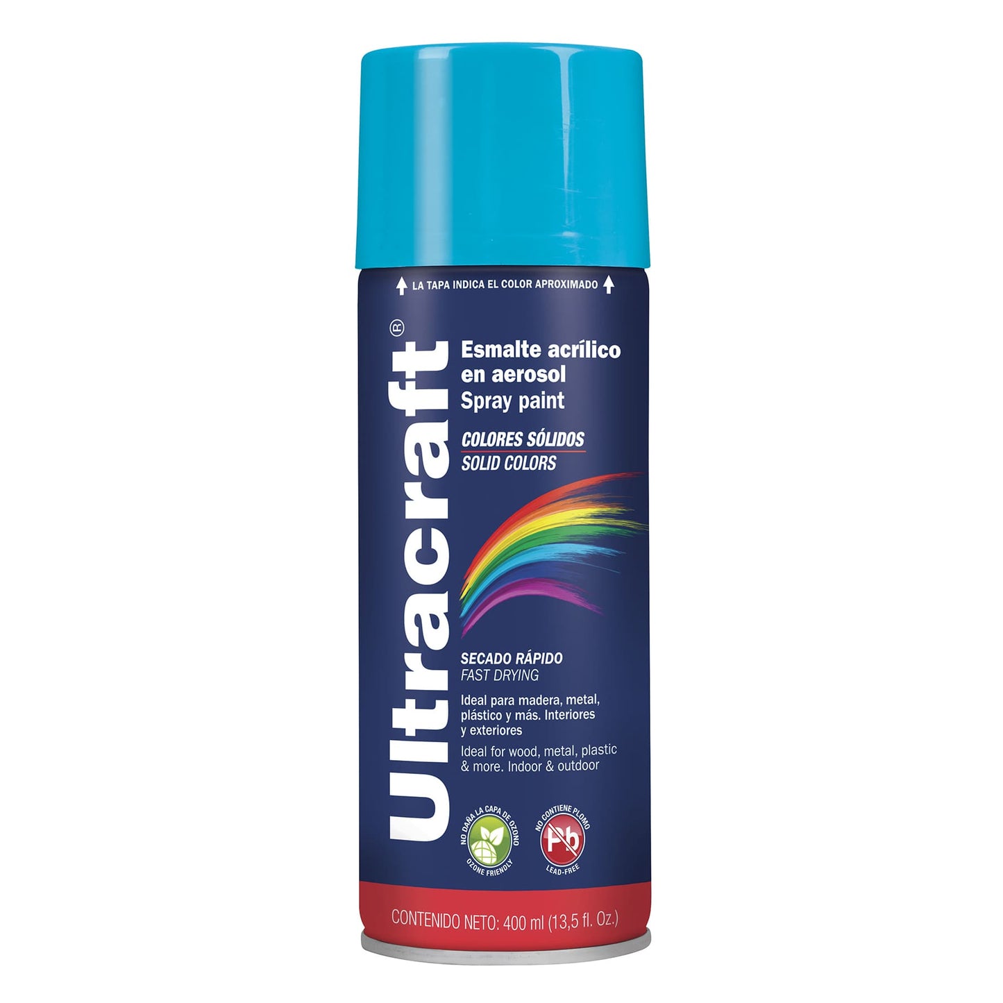 Pintura en aerosol Ultracraft Cod 40029 PA-AO-U azul celeste Ultra
