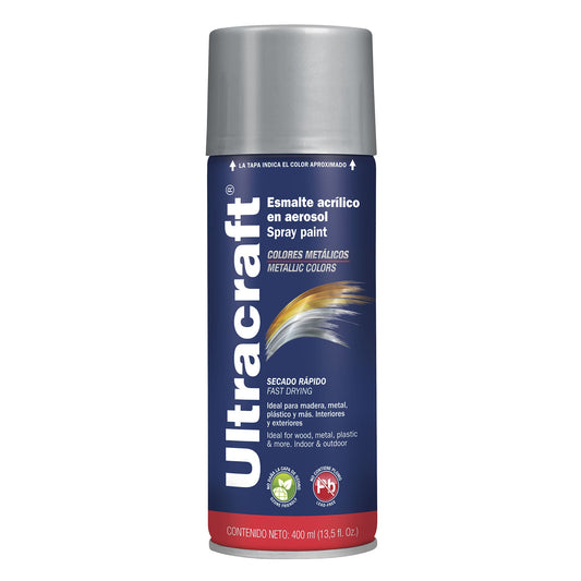 Pintura en aerosol Ultracraft Cod 40030 PA-AL-U aluminio Ultra
