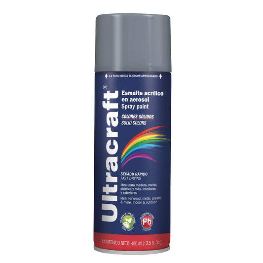 Pintura en aerosol Ultracraft Cod 40032 PA-GR-U gris Ultra