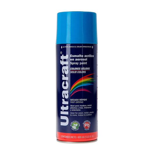Pintura en aerosol Ultracraft Cod 40035 PA-AZ-U azul claro Ultra