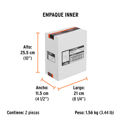 Pistola para pintar Truper Cod 13060 PIPI-422 gravedad LVMP vaso aluminio 2 mm