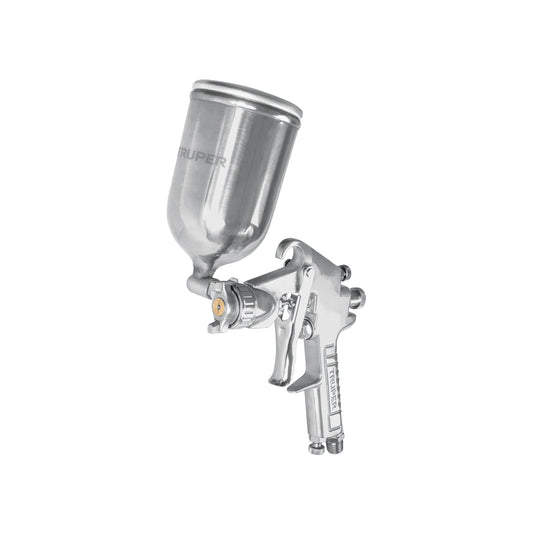 Pistola para pintar Truper Cod 13061 PIPI-421 gravedad LVMP vaso aluminio 1.7 mm