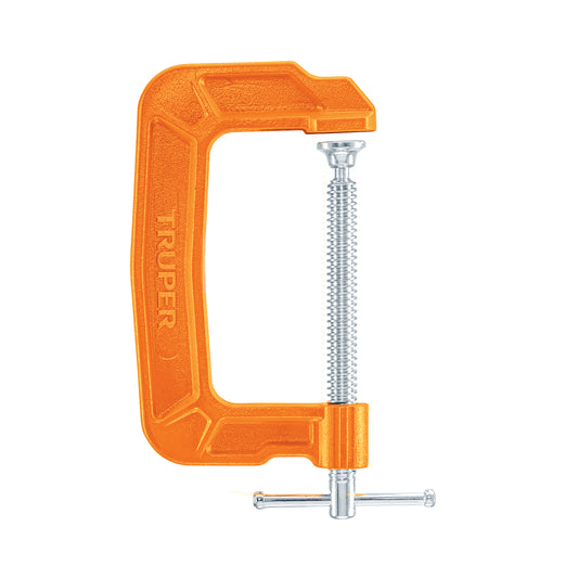 Prensa 4" Truper Cod 17661 PNT-4 de hierro dúctil para carpintería