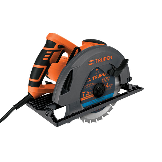 Sierra Circular 7-1/4" Truper Cod 11005 SICI-7-1/4A3-2 Profesional 220V 1500W