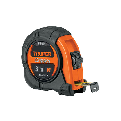 Wincha - Flexómetro Gripper Truper Cod 14577 FH-3M contra impactos 3 m cinta 13 mm