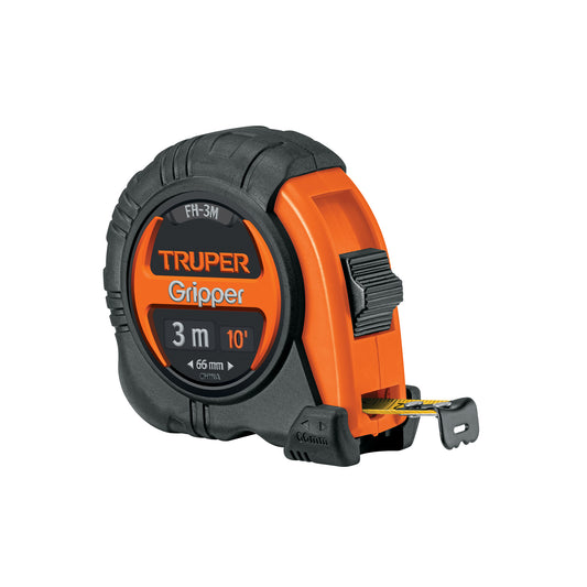 Wincha - Flexómetro Gripper Truper Cod 14577 FH-3M contra impactos 3 m cinta 13 mm