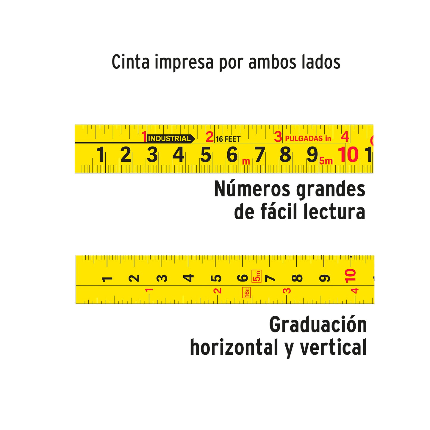 Wincha - Flexómetro Gripper Truper Cod 14579 FH-8M contra impactos 8 m cinta 25 mm